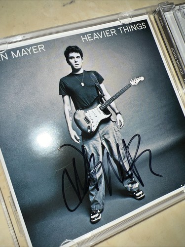 Signed john mayer - john, heavier