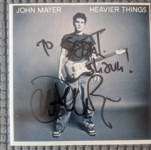 John mayer signed - signed, autograph