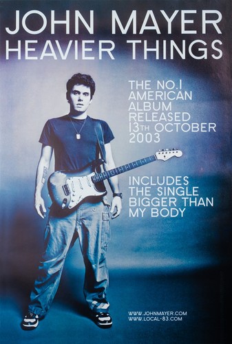 John mayer poster heavier - poster,